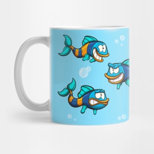 Funny Fish With Different Expressions Mug